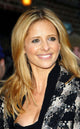 Sarah Michelle Gellar arrivals photo print from The Late Show with David Letterman