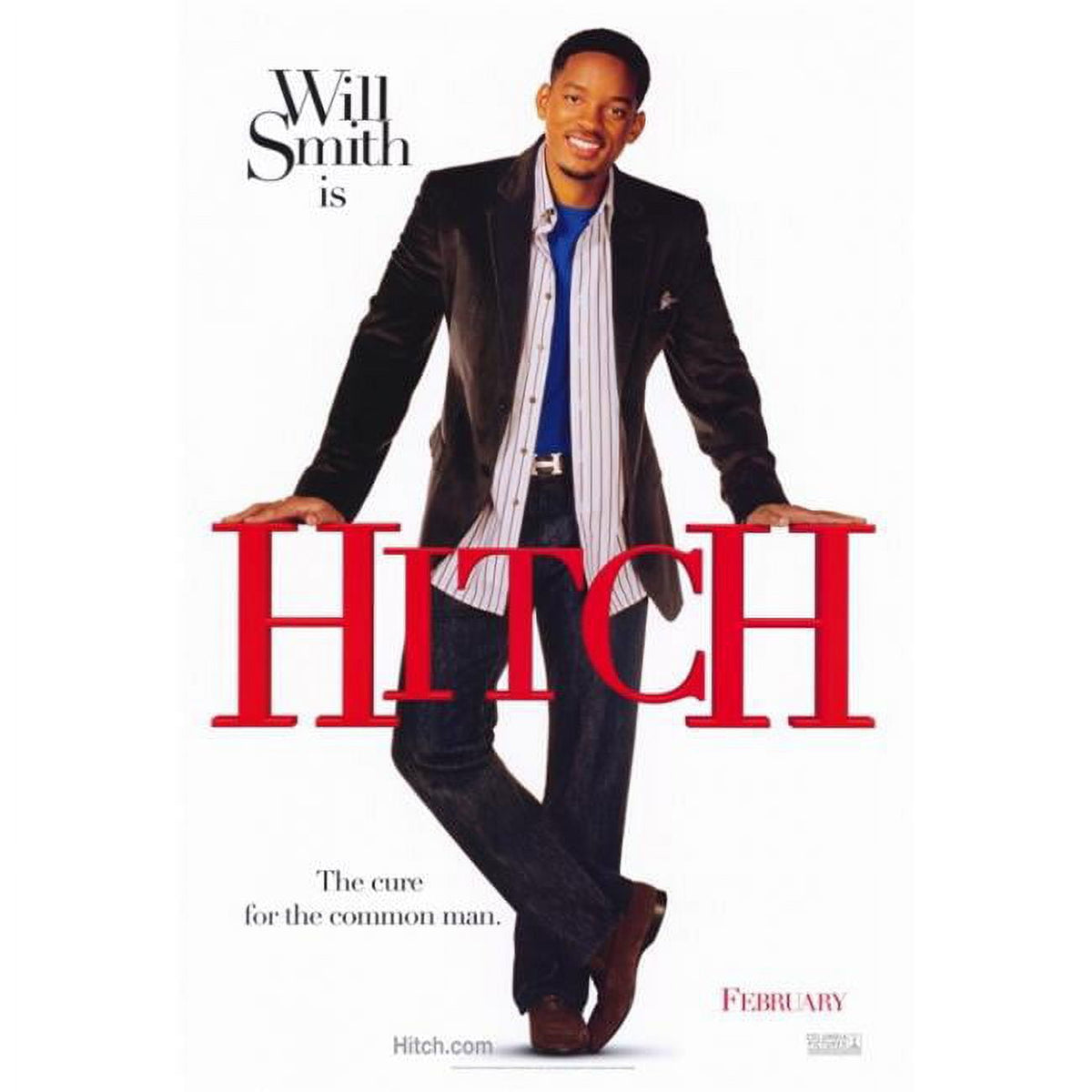 Hitch Movie Poster Print 27x40 - Classic romantic comedy decor