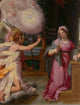 The Annunciation poster print by Peter Candid, capturing a divine moment of art.