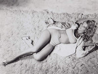 Ann Margret Shag Rug Photo Print showcasing classic beauty