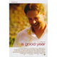 A Good Year Movie Poster Print - 27x40 inches