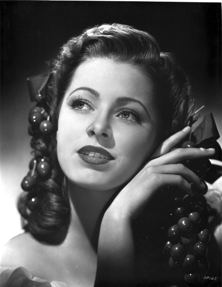 Eleanor Parker Looking Up Portrait Photo Print