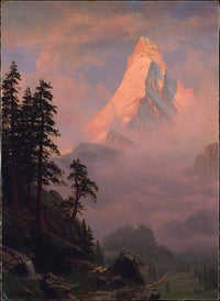 Sunrise on the Matterhorn Art Print by Albert Bierstadt