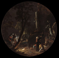 Scenes of Witchcraft Night Art Print by Salvator Rosa - 18x24