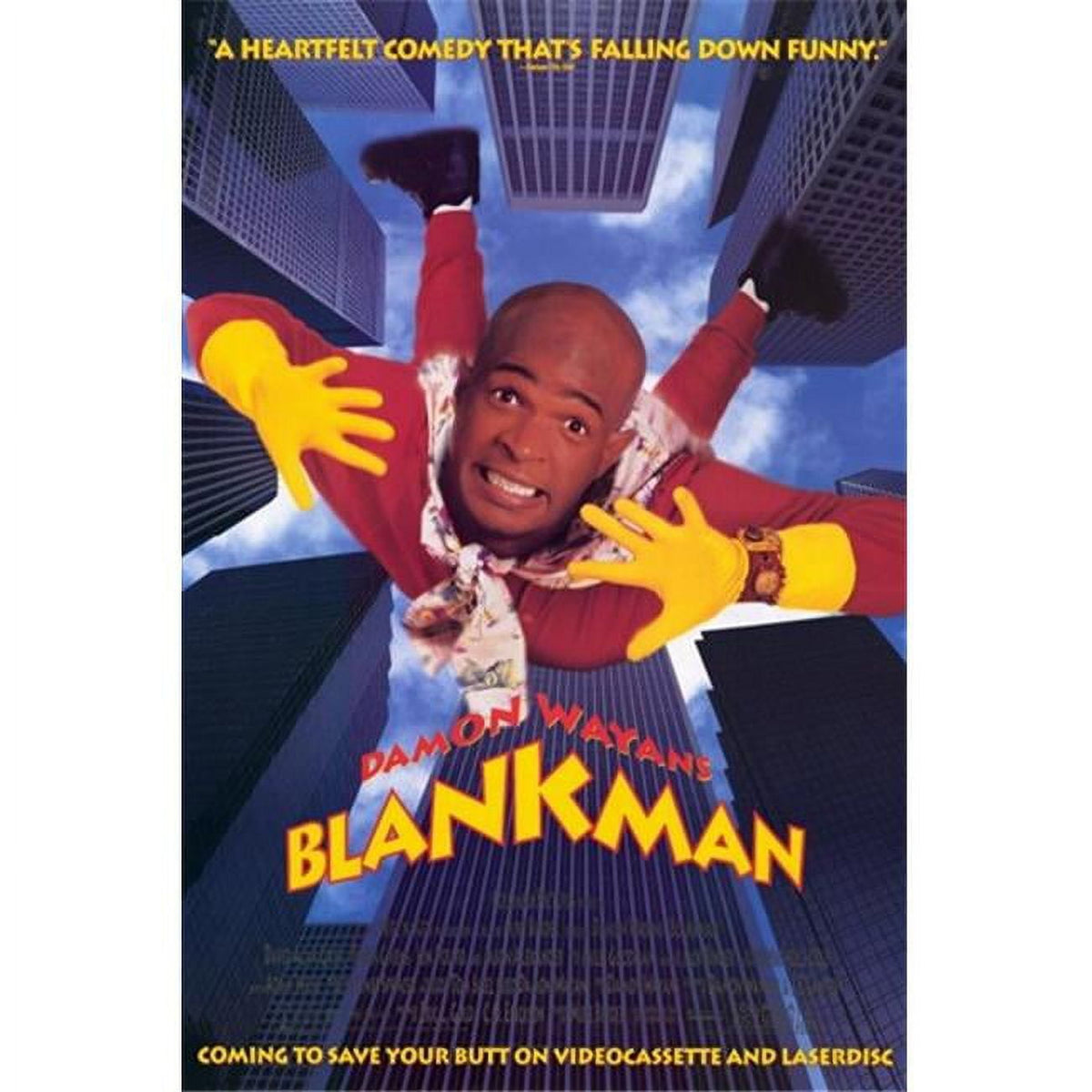 Blankman Movie Poster 11x17 print featuring iconic comedy film artwork.