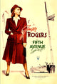 Fifth Avenue movie poster featuring Ginger Rogers from 1939, available in multiple sizes.