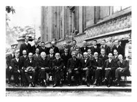 1927 Solvay Conference on Quantum Mechanics Poster Print