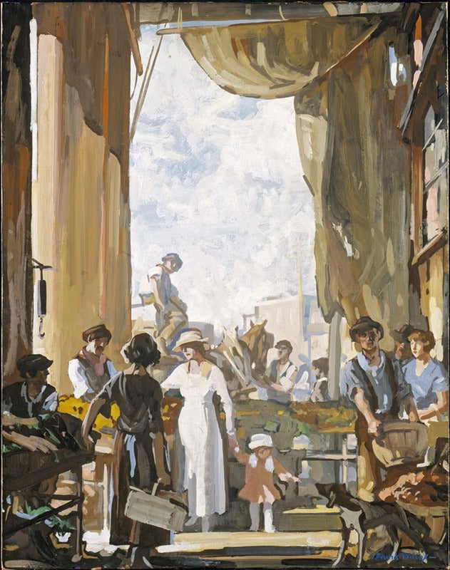 The Old Market Cleveland Poster Print by Frank Wilcox