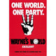 Wayne's World Movie Poster 11 x 17 print featuring iconic characters.