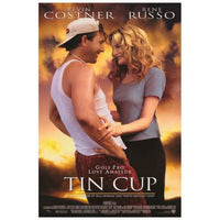 Tin Cup Movie Poster Print featuring Kevin Costner in golf scene.