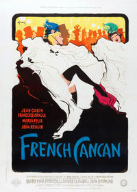 French Cancan Movie Poster Art Print - 1955 Classic Film