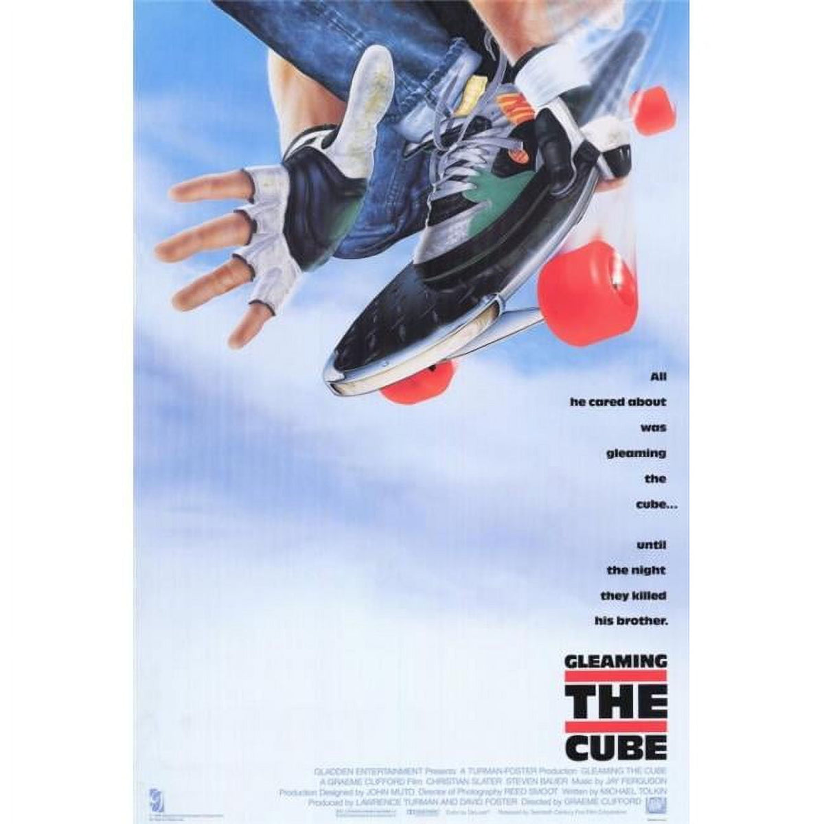Gleaming the Cube movie poster print 27x40 size