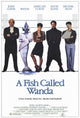 A Fish Called Wanda movie poster print in vibrant colors, measuring 27x40 inches.