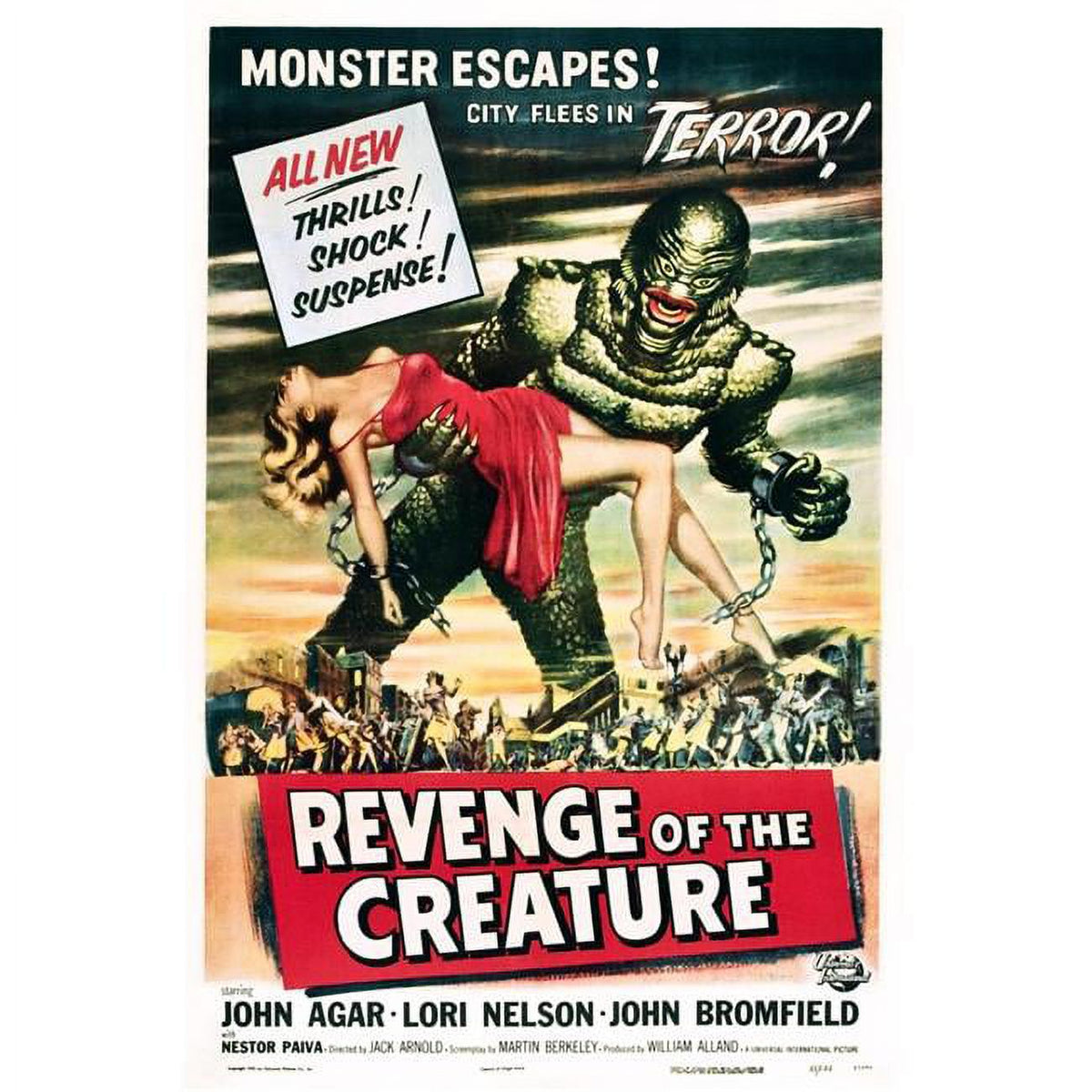 Revenge Of The Creature 1955 Movie Masterprint Poster