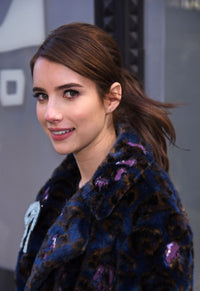 Emma Roberts candid photo print taken in New York, March 23, 2017.