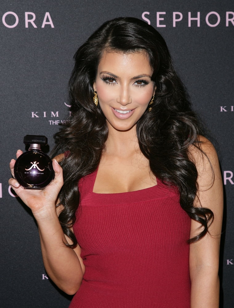 Kim Kardashian fragrance launch photo print from Sephora in Miami, 2010