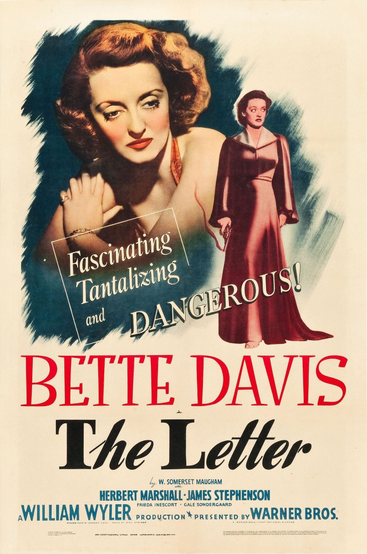 Bette Davis Midget Window Card Print from the 1940 movie The Letter, available at Posterazzi.