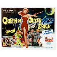 Queen of Outer Space movie masterprint poster featuring Zsa Zsa Gabor