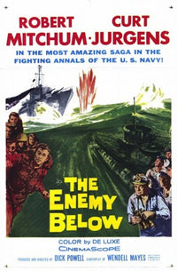 The Enemy Below movie poster 11x17 print.