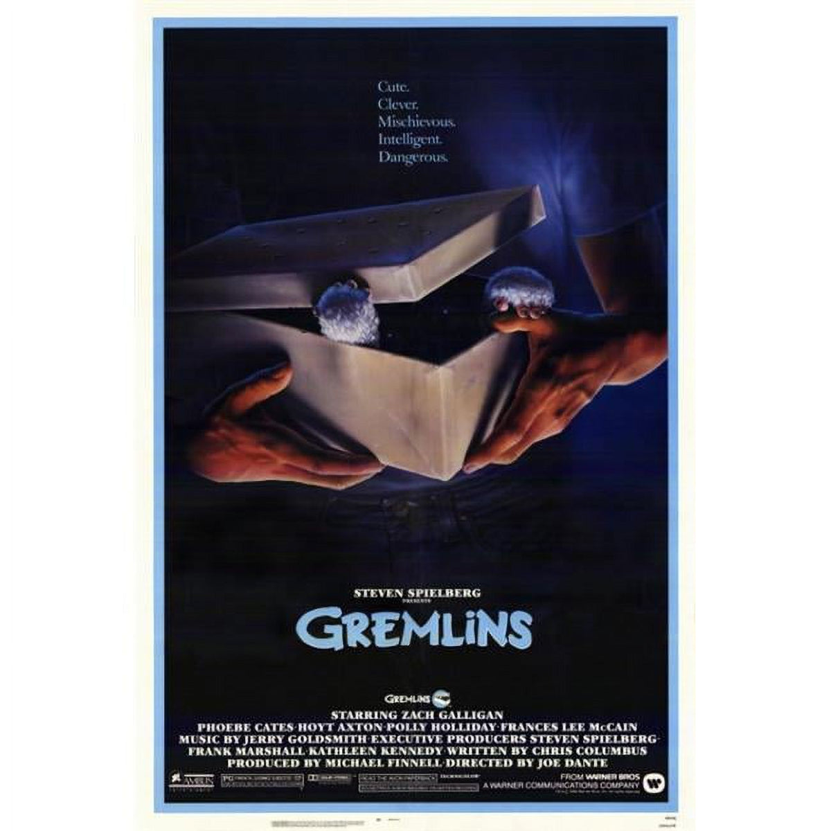 Gremlins Movie Poster Print showcasing iconic creatures from the film.
