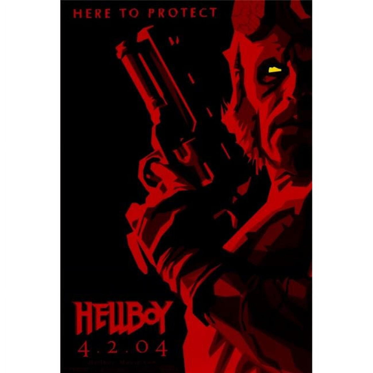 Hellboy Movie Poster Print 27x40 - Iconic superhero artwork