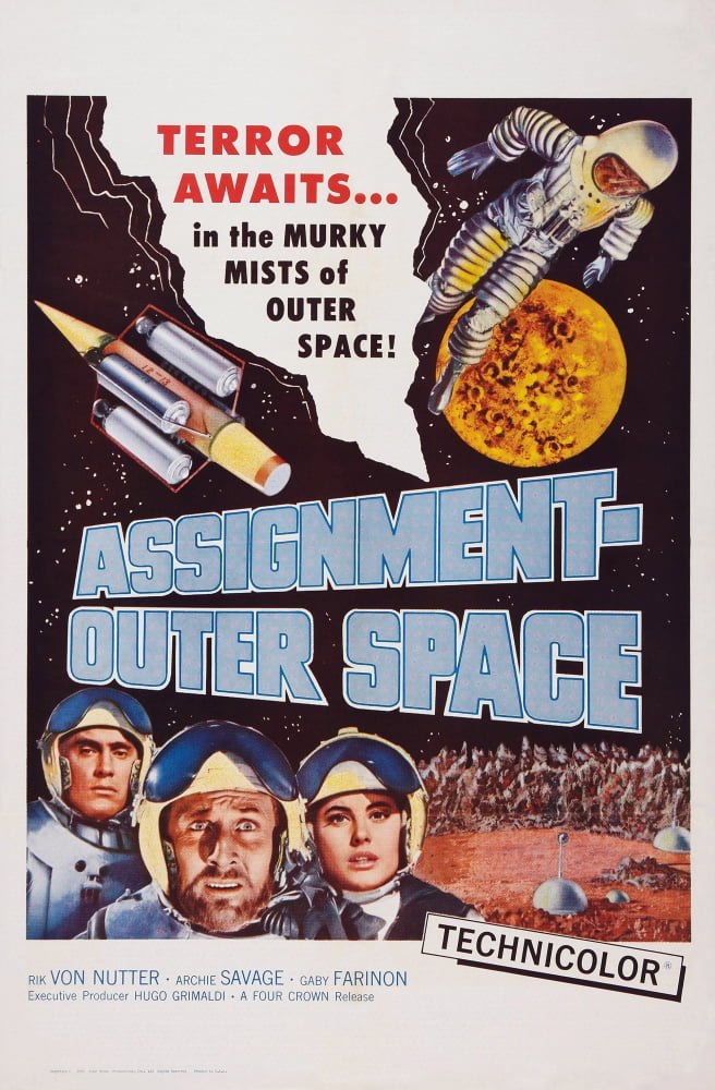 Men Aka Assignment Outer Space Movie Poster Print 1960