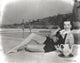 Jane Russell posed in a mini skirt photo print