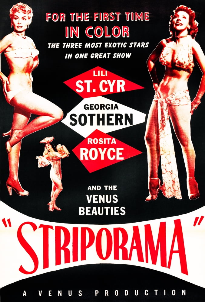 Striporama Movie Masterprint Poster Print featuring Lili St. Cyr and Georgia Sothern
