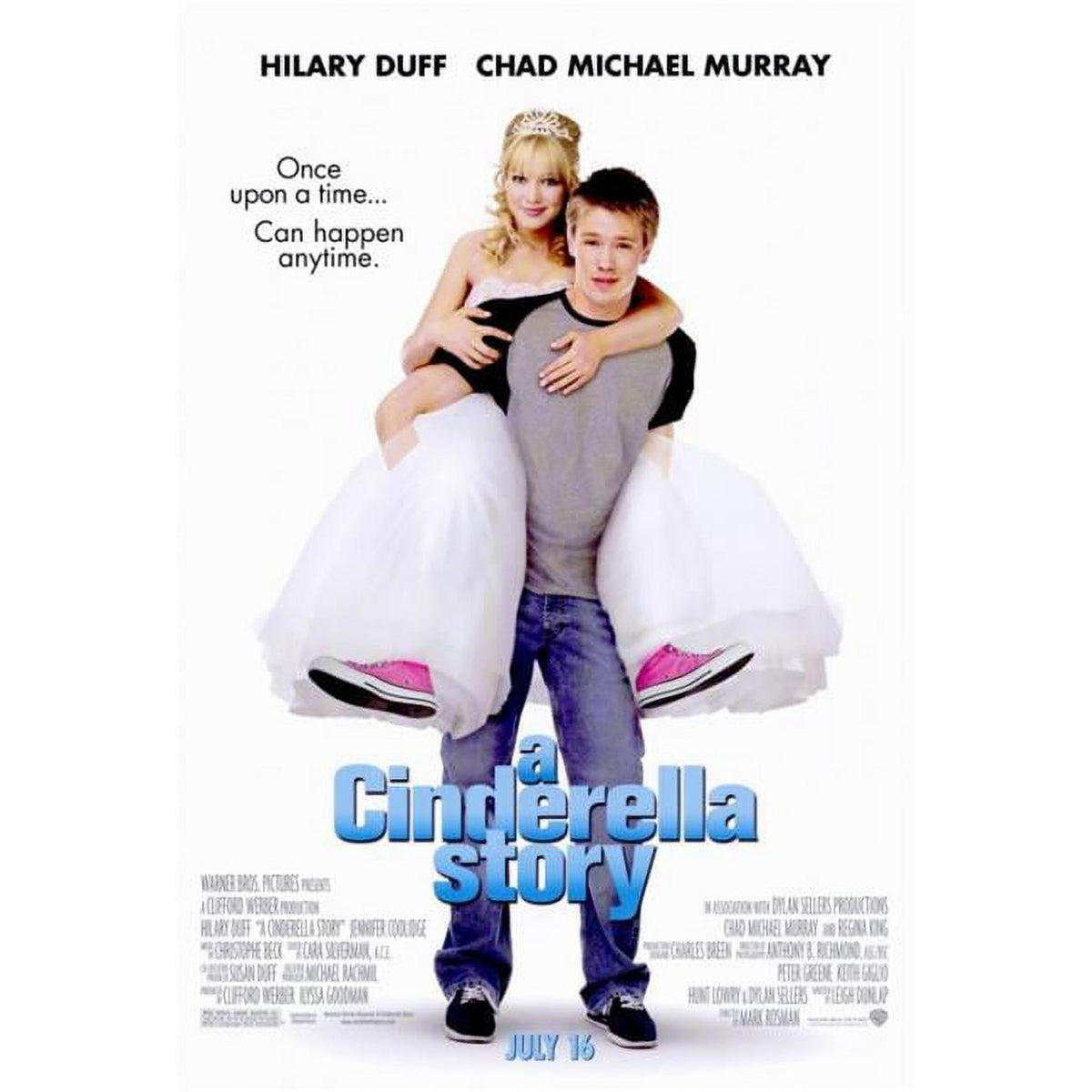 A Cinderella Story Movie Poster Print in 27x40 size, featuring enchanting design.