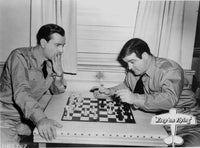 Abbott & Costello Playing Chess Photo Print