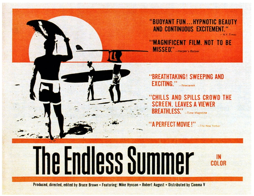 The Endless Summer Movie Poster Masterprint - 14x11 size.