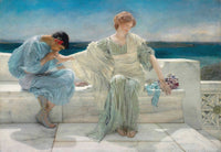 Ask Me No More art print by Lawrence Alma-Tadema, available in multiple sizes.