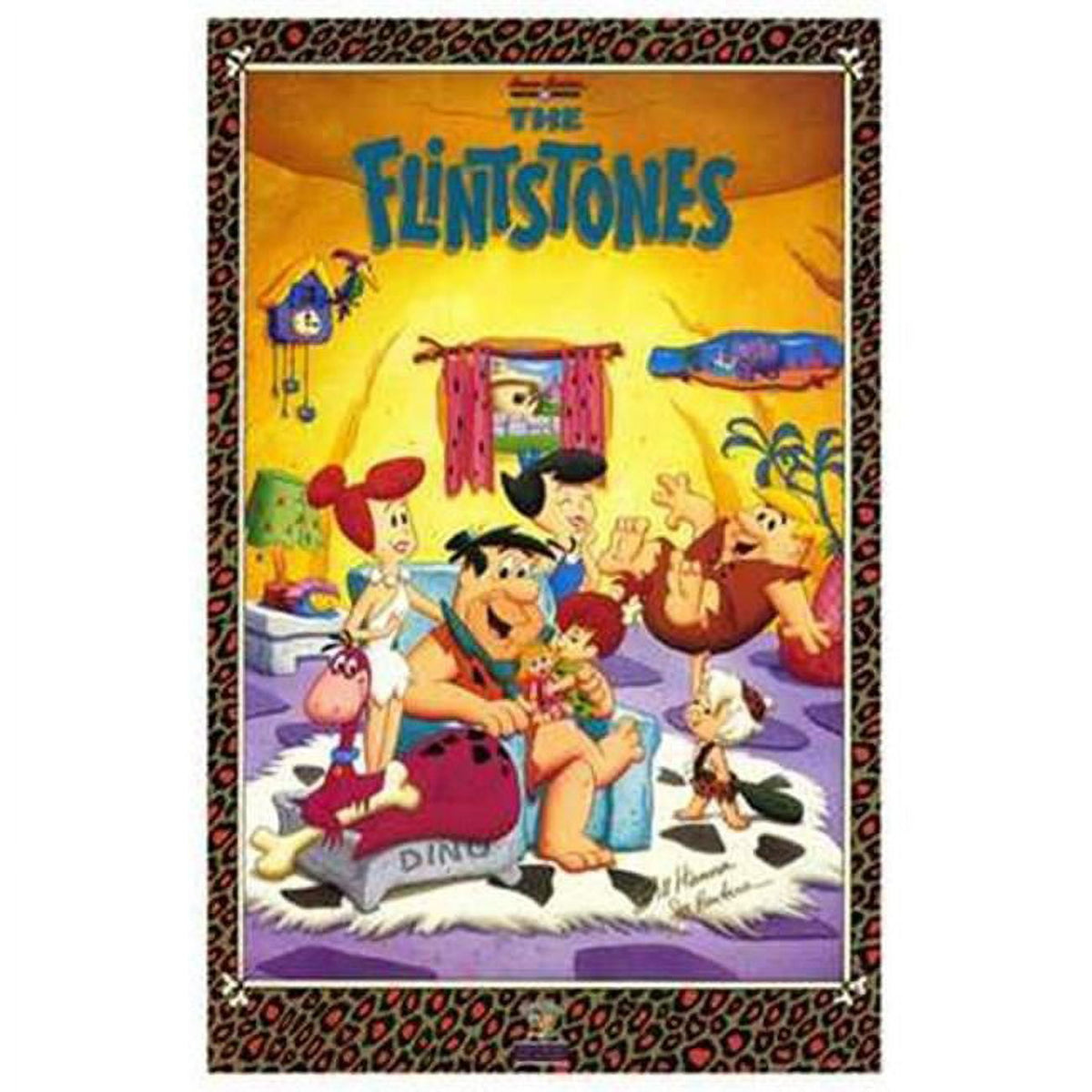 The Flintstones Movie Poster (11x17) featuring classic TV characters