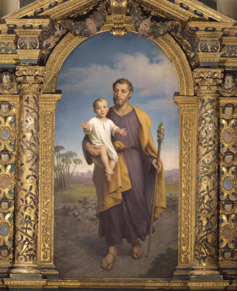 Saint Joseph Poster Print available in multiple sizes.