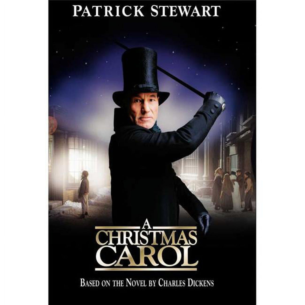 A Christmas Carol Movie Poster Print in 27x40 size, festive holiday artwork