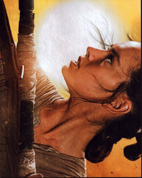Daisy Ridley close-up photo print from Star Wars: Episode VII - The Force Awakens.