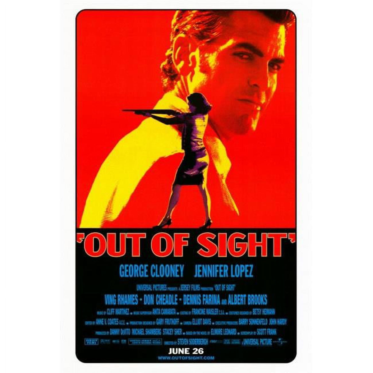 Out of Sight Movie Poster Print 27x40