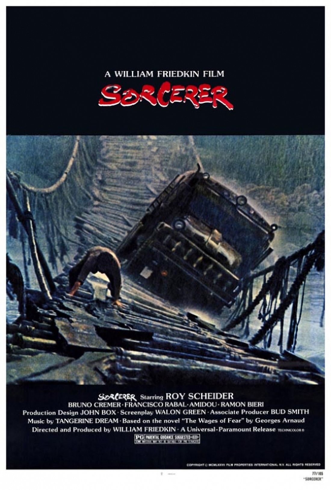 Sorcerer Movie Poster 11x17 print featuring cinematic artwork