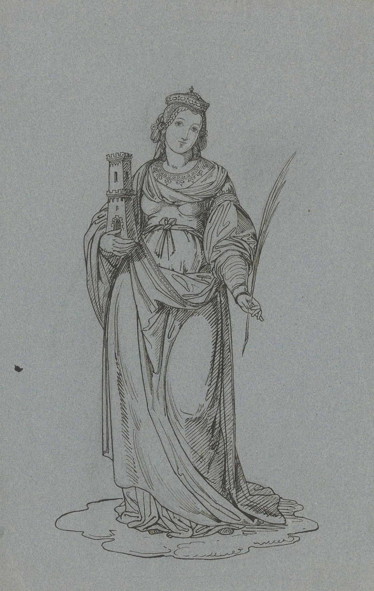 Saint Barbara Poster Print Artwork by Ferdinand Fellner in various sizes.
