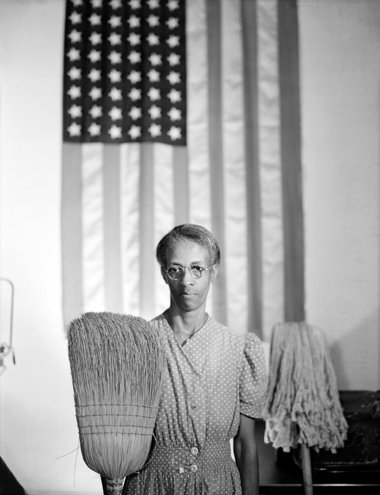 Washington D.C. Government Charwoman Photo Print by Gordon Parks