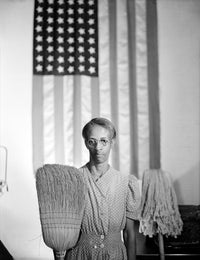Washington D.C. Government Charwoman Photo Print by Gordon Parks