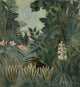 Equatorial Jungle Poster Print showcasing vibrant tropical foliage.