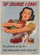 Of Course I Can! movie poster print by Dick Williams in vibrant colors.