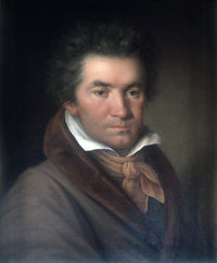 Portrait of Ludwig Van Beethoven Poster Print - Classic Music Artwork