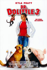 Dr. Dolittle 3 Movie Poster - 11x17 print featuring a whimsical design.