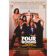 Four Rooms movie poster print 27x40 size, vibrant colors.