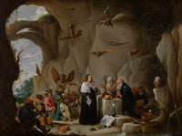 The Temptation of Saint Anthony the Great Art Print by David Teniers The Younger