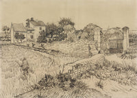 Farm in Provence poster print by Vincent Van Gogh, 24 x 18 inches.