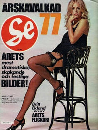 Britt Ekland Flapper Outfit Photo Print showcasing vintage style