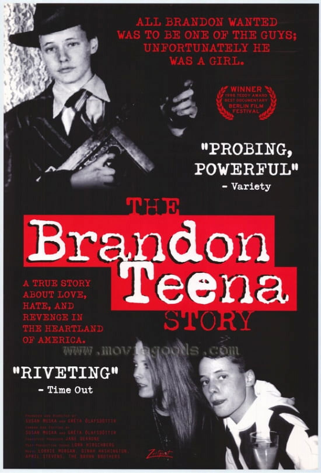 The Brandon Teena Story Movie Poster 11x17 print for decor.